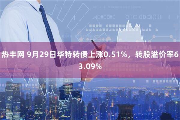 热丰网 9月29日华特转债上涨0.51%，转股溢价率63.09%